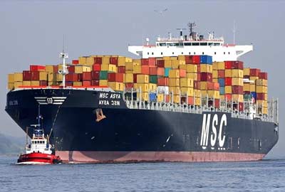 Container shipping to Montreal