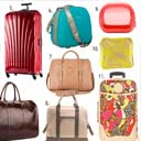 Different types of suitcases