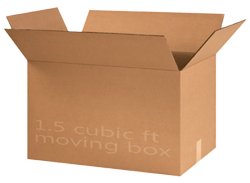 1.5 cubic foot cartons