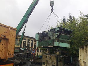 Machinery removals